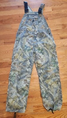 Vgt Liberty Bib Overalls Camouflage Men Size 38×30 Green  - Image 1 of 4