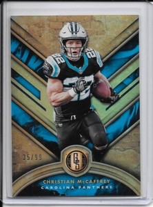 CHRISTIAN MCCAFFREY 2019 GOLD STANDARD /99 #86 NM-MT
