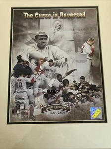 LTD Framed MLB Red Sox Babe Ruth The Curse Is Reversed Numbered /2004 Picture - Picture 1 of 12