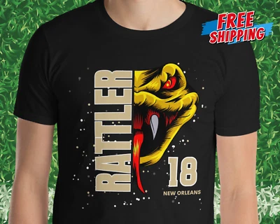 NUOVO Rattler Shirt New Orleans Shirt Rattler Saints New Orleans Football Spencer - Immagine 1 di 4