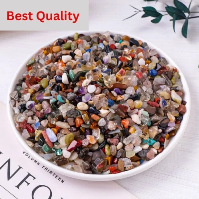 Decoración Acuario Natural Cristal Piedra Acrílico Mezcla Color Guijarros Chips Foto 1 de 4