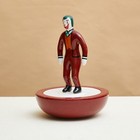 Scultura Subbuteo Joker in Ceramica a Stampo Smaltata a Mano 30x20