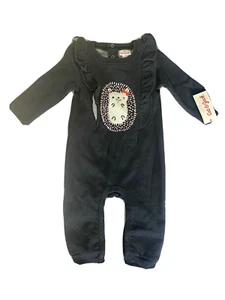 New With Tags Cat & Jack Pajamas Baby Girls Size 6-9 Months One Piece Sparkle - Picture 1 of 4