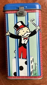 MONOPOLY GAME TIN BANK - Go To Jail, Dice, Mr. Monopoly - Picture 1 of 7