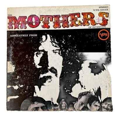 FRANK ZAPPA/MOTHERS "Absolutely Free" LP 1967 Verve MONO DISC, STEREO SLEEVE — 第 1/4 张图片