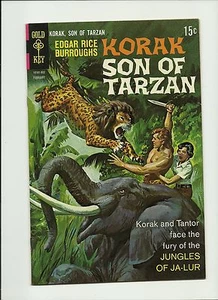 KORAK HIJO DE TARZÁN #27 1969 LLAVE DE ORO EDAD DE PLATA JUNGLA CÓMIC RUSS MANNING EN MUY BUEN ESTADO - Imagen 1 de 2
