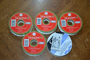 Lot of 5 unused vintage spools of metallic ribbon. - Picture 1 of 2