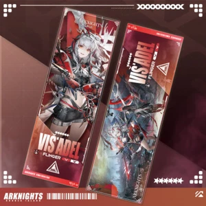 Tarjeta de animación Arknights Wiš'adel boleto láser coleccionar marcador flash buen regalo - Imagen 1 de 1