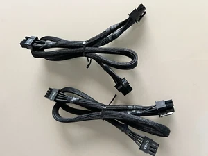 2 PACKs EVGA SuperNOVA 650 750 850 G5 PCIE VGA Power Supply Cable,ORIGINAL - Picture 1 of 2