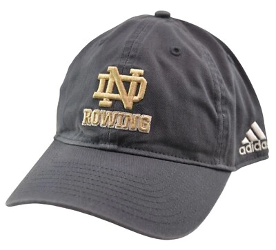 Adidas Notre Dame Lucha Irlandés Remo Relajado Ajustable Gris Gorra Papá Sombrero Foto 1 de 4