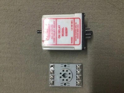Dayton Solid State Time Delay Relay 5x829F with 8 Pin Base  - Image 1 of 4