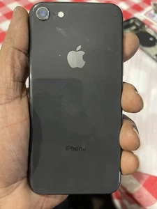 Marco de repuesto para carcasa trasera iPhone SE 2ª generación OEM con piezas pequeñas gris -AB - Imagen 1 de 7