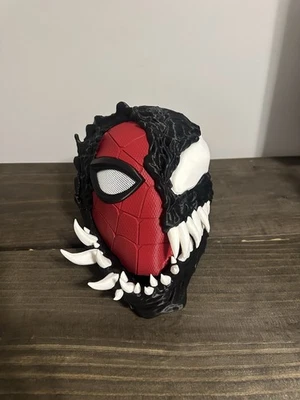 Máscara Venomized Spider-Man | Casco de Cosplay Totalmente Impreso en 3D | Utilería Marvel Foto 1 de 4