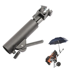 Golf Club Push Pull Cart Car Trolley Umbrella Holder - Picture 1 of 7