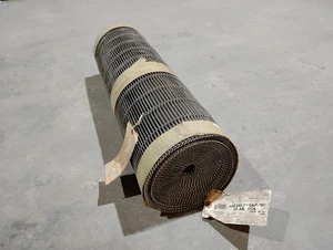 Flat-Flex Stainless Steel Wire Conveyor Belt 30" Wide x 40' Long - 3/8" Mesh - Picture 1 of 6