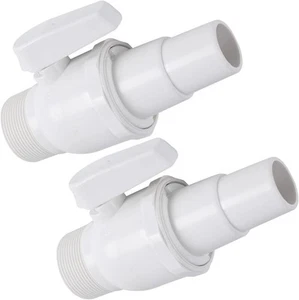 TonGass (2-Pack) 1.5" MIP x - 1.25" 2-Way Econoline Ball Valve - Picture 1 of 9