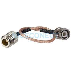 BNC Macho Enchufe a N Hembra Jack Conector Lote RF Puente Coleta RG316 Cable Coaxial - Imagen 1 de 3