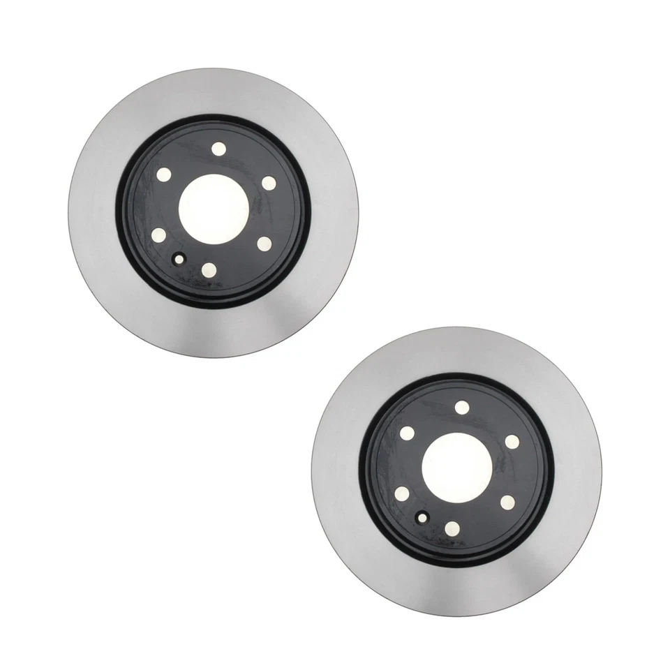 Juego de 2 rotores de freno de disco delanteros ACDelco 18A2497 para Chevrolet, GMC, Buick Foto 1 de 1