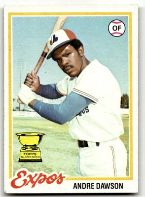 1978 Topps #72 Andre Dawson Montreal Expos Salón de la fama ¡Como nuevo sin precio base! Foto 1 de 2