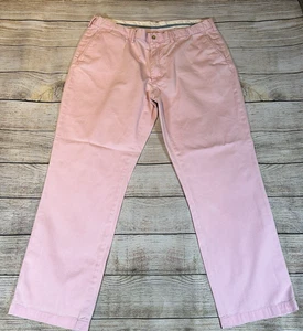 Polo Ralph Lauren Mens Chinos 40W 32L Bright Pink Cotton Trousers Preppy Pants - Picture 1 of 22