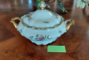 Rosenthal Selb Germany Pompadour überzogener Gemüseservierer Kompott Goldbesatz - Bild 1 von 12