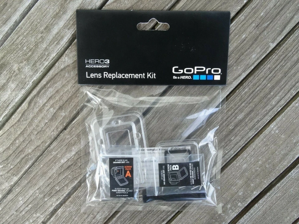 Kit de remplacement Lentille Caméra GoPro Hero 3 .