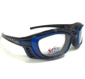 Uvex by Honeywell Safety Goggles Eyeglasses Frames SW09 07 Blue Z87-2+ 56-21-127 - Picture 1 of 4