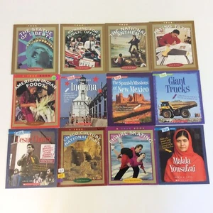 True Book History Social Studies Kindergarten 1st 2nd Grade 12 Picture Book Lot - Imagen 1 de 4