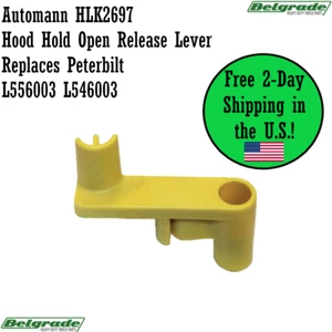 Automann HLK2697 Hood Hold Open Release Lever Replaces Peterbilt L556003 L546003 - Foto 1 di 1
