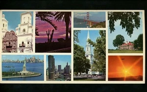 Oversized postcard American Airlines advertsising plane travel US attractions - Picture 1 of 2
