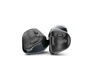 2x New Phonak Virto M90-312 Bluetooth ITC Custom Hearing Aids use Battery 312