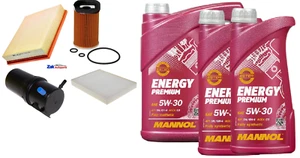 FOR VW AMAROK 2.0 TDi BiTDi OIL AIR DIESEL FUEL CABIN FILTER OIL SERVICE KIT NEW - Picture 1 of 1