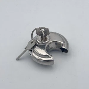 Public Storage Heavy Duty Stainless Steel 70mm Maximum Security Disc Lock - Picture 1 of 5