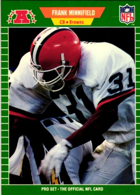 Frank Minnifield 1989 Pro Set #82 Football Cards Football Card - Image 1 of 2