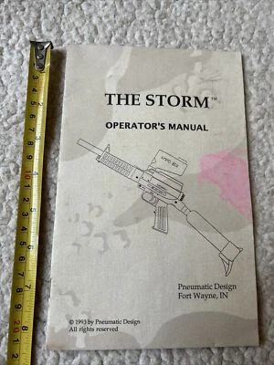 Diseño neumático. Manual de paintball The Storm Foto 1 de 4