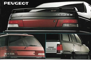 Automobile Brochure 1990 Peugeot Full Line - Picture 1 of 1