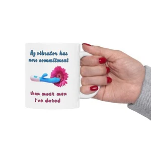 Divertida taza de café humor adulto para mujer, taza de regalo feminista 11 oz | Impresa en EE. UU. - Imagen 1 de 8