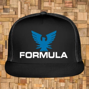 Formula Boats Speed Powerboat Automotive Black Trucker Hat Cap Adult Size - Picture 1 of 5
