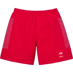 Supreme The North Face Nylon Short Red (Size Large, 2XL) - READY TO SHIP - Picture 1 of 3