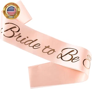 Bride to Be Sash, Bride Sash for Bridal Shower, Bachelorette Sash, Bachelorette - Picture 1 of 7