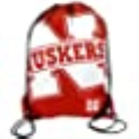 FOCO NCAA Licensed Nebraska Cornhuskers Drawstring Backpack Cover