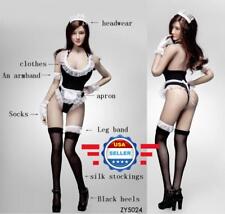 1/6 scale Maid Lingerie Sexy Clothes Set for 12'' Female Figure Doll