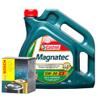 Bosch Oil Filter Service Kit With Castrol Magnatec 5w30 - C3 Spec Engine Oil 4L