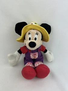 Disney Minnie Flor Floral Jardín Jardinería 8" Peluche Suave Animal B10 - Imagen 1 de 6
