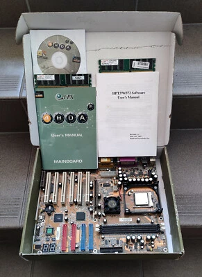 Epox 4BDA2+ Motherboard with Pentium 4 2.8GHz CPU and 2GB RAM - Test OK! 333 - Image 1 of 4