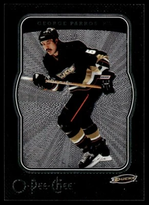 2007-08 O-Pee-Chee Micromotion Black George Parros 030/100 Anaheim Ducks #5 - Image 1 of 2