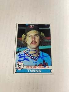 Minnesota Twins PETE REDFERN signierte Karte - Bild 1 von 1