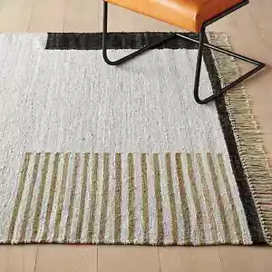 Modern Rug for Living Room Handmade Kilim Living Room Rug Flatweave Cotton Rug - Picture 1 of 3