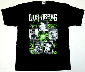 Los Jefes T-shirt Cartel Empire Urban Streetwear Men's Tee New - Picture 1 of 2
