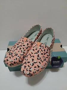 Toms Women's Classic salmon pebbled leopard print - Picture 1 of 5